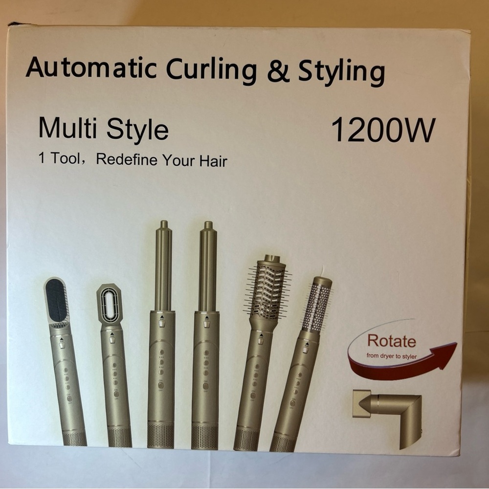 Hair Dryer Brush Styler, 110,000 RPM High-Speed Negative